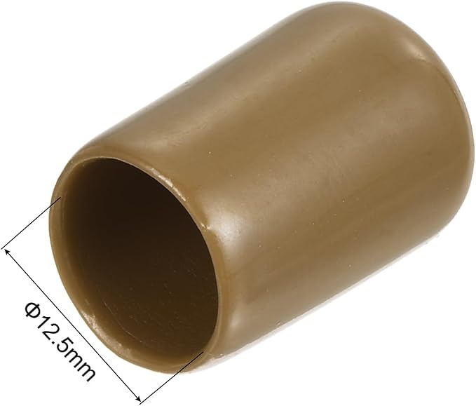 uxcell 20pcs Rubber End Caps 12.5mm ID Vinyl PVC Round Tube Bolt Cap Cover - Image 3