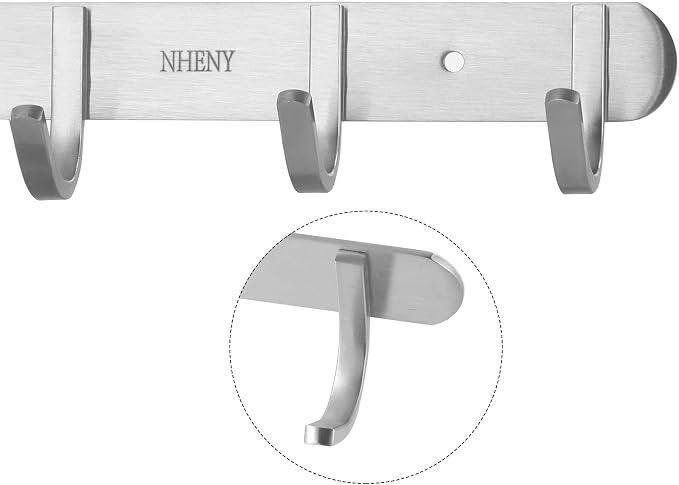 Coat Hook Rack Hanger –Towel Hook Rail - Image 5