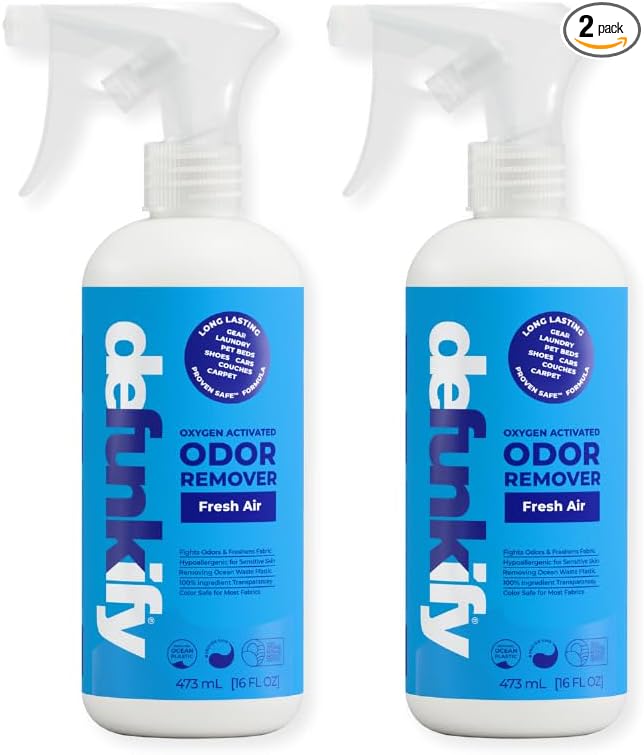 Odor Remover Spray, 16oz. 'Fresh Air' Essential Oil Odor Eliminator by DEFUNKIFY