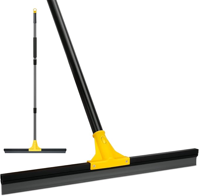 Floor Squeegee for Concrete and Tile Cleaning, Large Heavy Duty Water Scraper by KeFanta