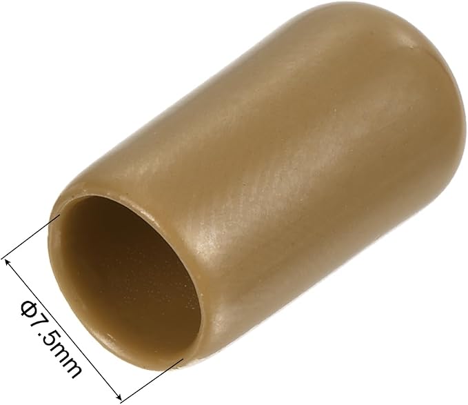 uxcell 20pcs Rubber End Caps 7.5mm ID Vinyl PVC Round Tube Bolt Cap Cover Screw - Image 3