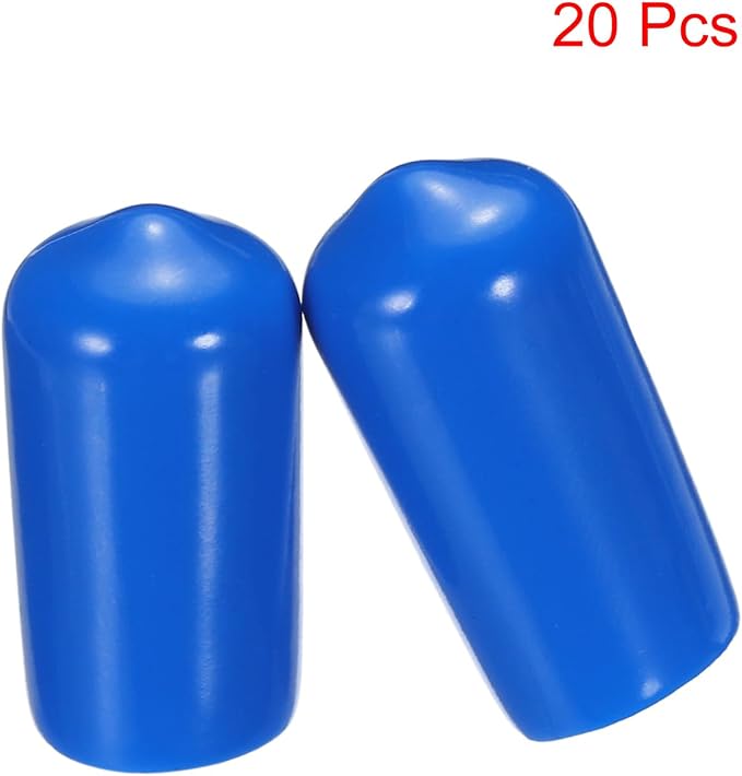 uxcell 20pcs Rubber End Caps 11mm ID Vinyl PVC Round Tube Bolt Cap Cover Screw - Image 2