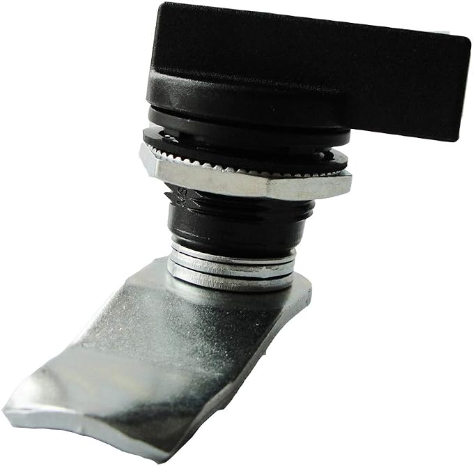 WJSKDQ 2PCS Thumb Operated Offset Thumb Cam Lock Black Cam Lock - Image 4