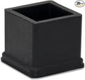 Flyshop Heavy Duty Non-Slip Rubber Leg Tips Floor Protectors Square Chair Leg by Flyshop