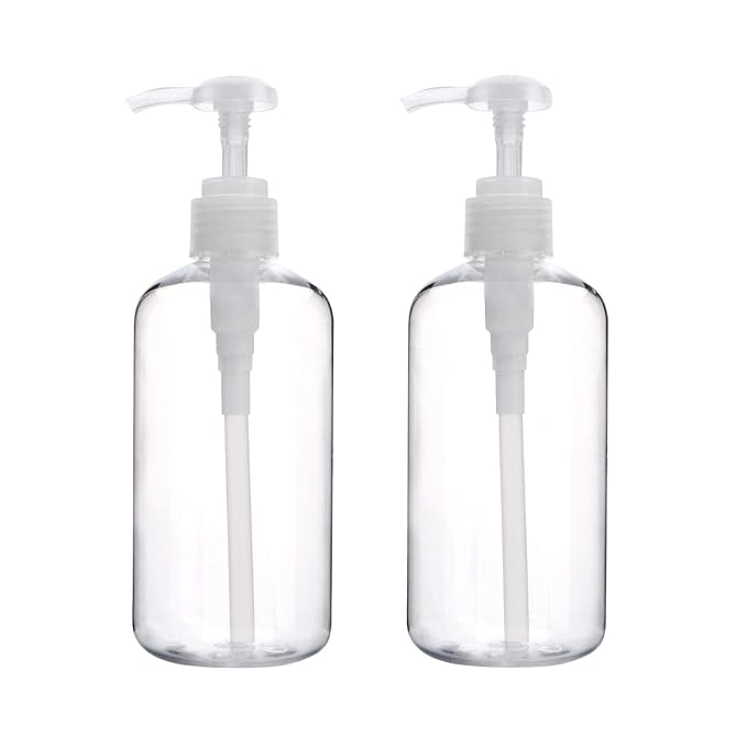 Yebeauty 16 Pack 10oz/300ml Pump Bottle Shampoo Pump Dispenser, Shampoo Bottles by For+A+Better+Life