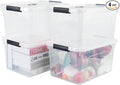 17.5 L Clear Plastic Storage Box by Zerdyne