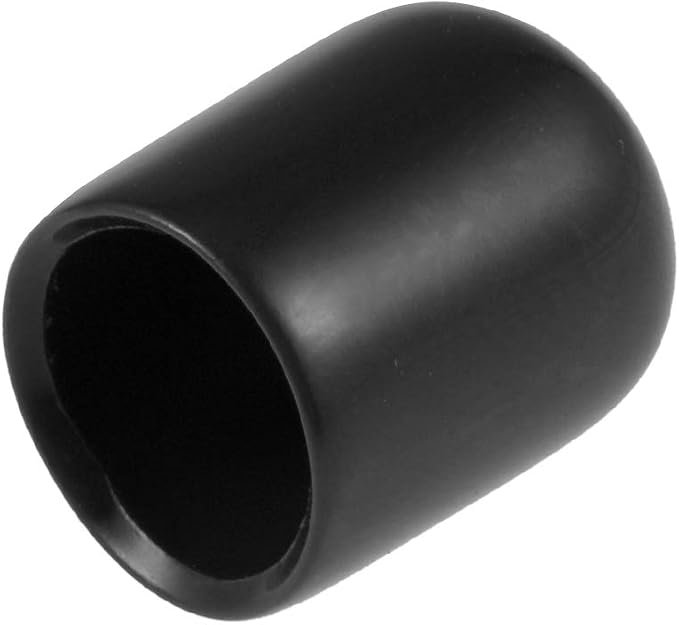 uxcell 20pcs Rubber End Caps 9mm ID Vinyl Round Tube Bolt Cap Cover Thread by uxcell
