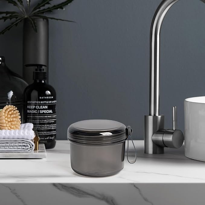 Upgraded Large Denture Bath Box Cup No-Leak Denture case Retainer Cleaning Box - Image 8