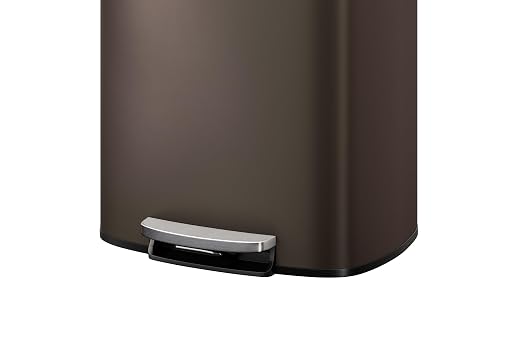 Garvee 13 Gal and 2.6 Gal Metal Trash Can Combo Set, Rustproof Garbage Can - Image 9