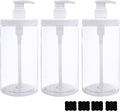 Cosywell Pump Bottle Dispenser Plastic Pump Bottles Refillable Bottles Wide by Cosywell