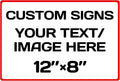 Personalized Aluminum Weatherproof Metal Sign by Repaly