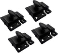 QCAA Oval Turn Cabinet Latch, for Cupboard & Other Furniture, Matte Black by QCAAHardware