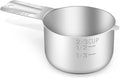 1PCS 2/3Cup Single Measuring Cup, Stainless Steel Measure Scoop, Metric and US by BERYLER
