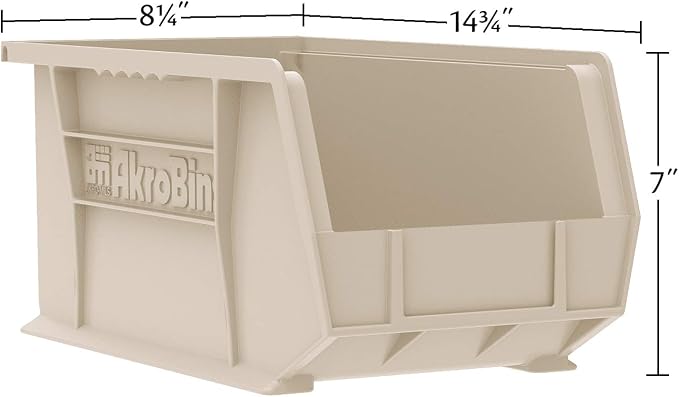 Akro-Mils 30240 AkroBins Plastic Storage Bins, Space-Saving Stackable Bins - Image 2