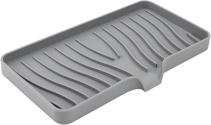 YASMEN Silicone Bathroom Soap Dishes, Sink Sponge Holder by YASMEN