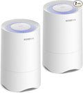 Small Air Purifier for Home Bedroom, Personal Desk Mini Air Purifier, Room Hepa by ROSEKM
