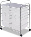 GOFLAME 12-Drawer Rolling Storage Cart, Mobile Utility Cart by GOFLAME