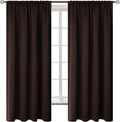 BGment Brown Blackout Curtains for Bedroom 63 Inch Length by BGment