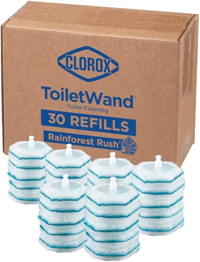 Clorox ToiletWand Disinfecting Refills, Rainforest Rush, Dorm Room Essentials by Clorox