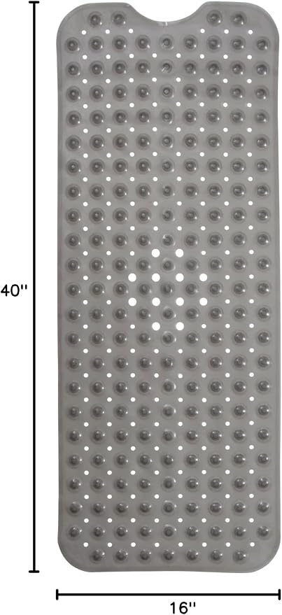 ENKOSI Bathtub Mat – 40 x 16 Inch Extra Long Non Slip Shower Mat – Anti Slip - Image 8