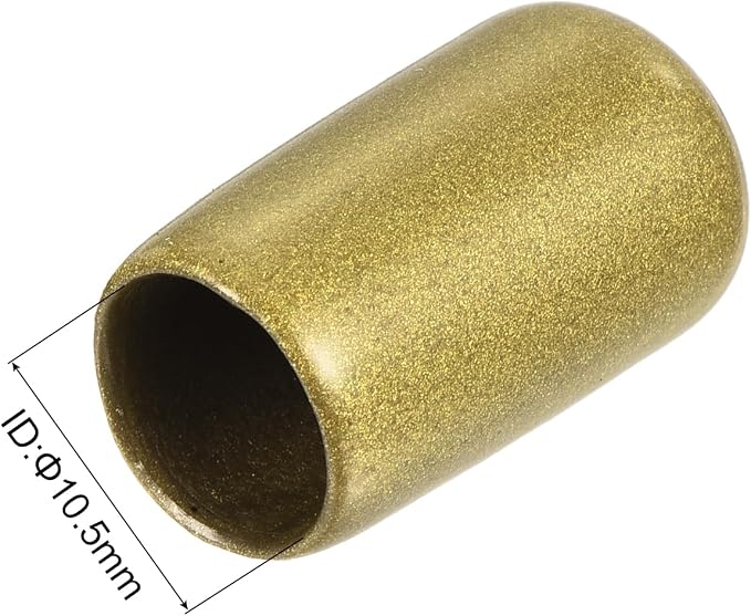 uxcell 20pcs Rubber End Caps 10.5mm ID Vinyl Round Tube Bolt Cap Cover Thread - Image 3