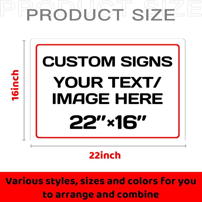 Personalized Aluminum Weatherproof Metal Signs - Image 2