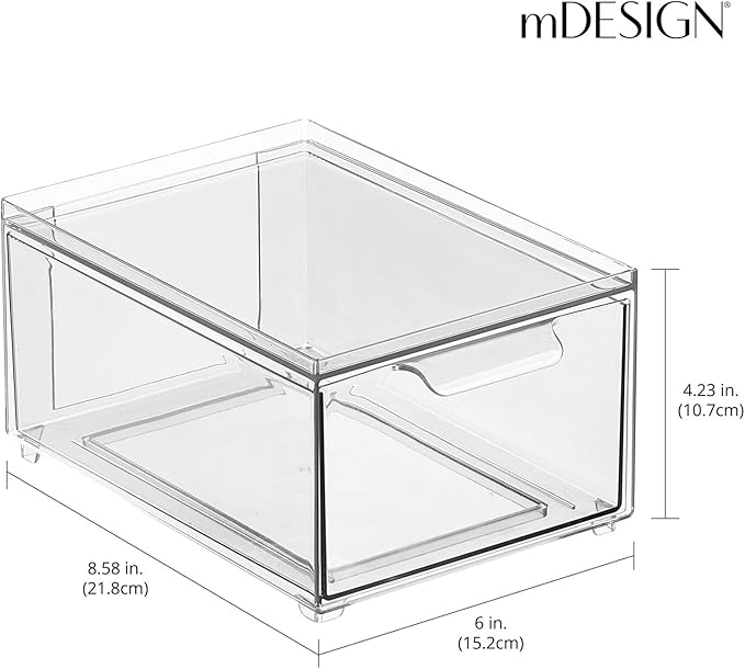 Clarity Pantry Stacking Drawer 8 x 6 x 4 M8 - Image 3