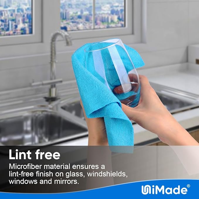 Microfiber Cleaning Cloth, 150PK Reusable Shop Rags Bulk Microfiber Cleansing - Image 4