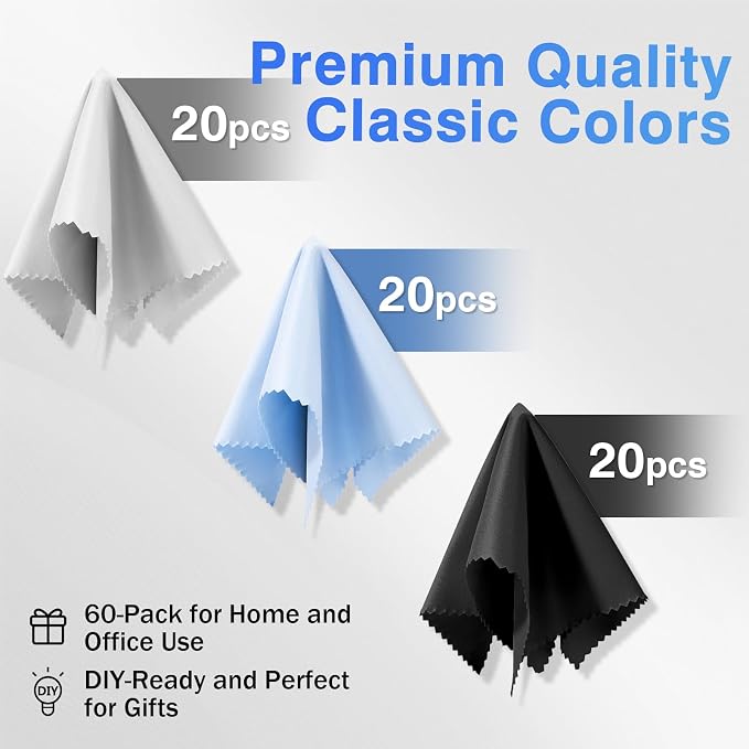 60-Pack Microfiber Cleaning Cloths - Image 6