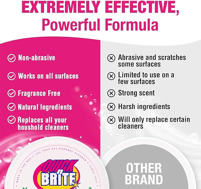 Quick 'n Brite All Purpose Cleaning Paste – Kid & Pet Safe, Powerful - Image 3
