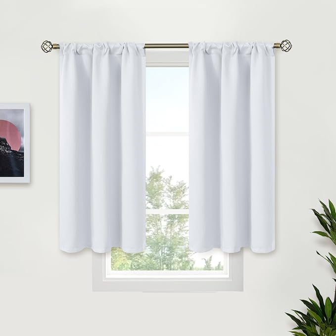 BGment Room Darkening Curtains 40 Inches Length by BGment