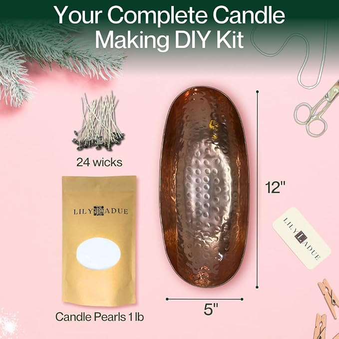 LILY LADUE Sand Candle Kit - 1Lb/16Oz Pearled Candles Sand and Wicks - Image 2