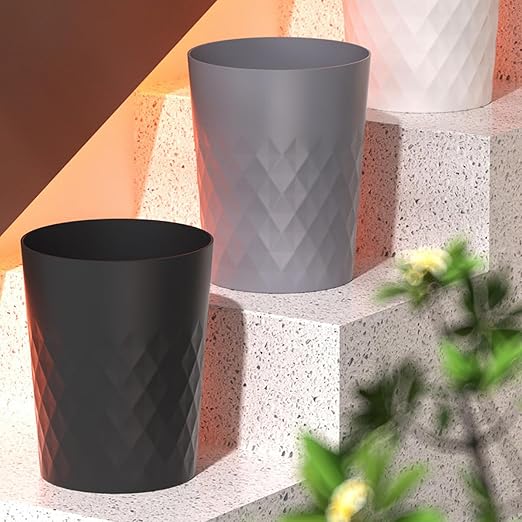 Small Bathroom Trash Can 2 Pack 1.8 Gallon Garbage Can Waste Basket Recycling - Image 9