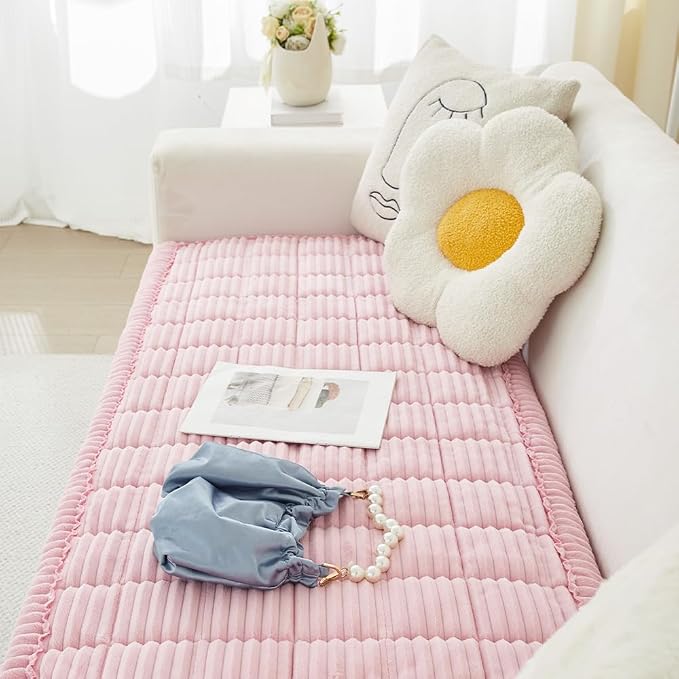 Couch Cover for Dogs Washable, Fuzzy Pet Couch Covers for 3 Cushion Sofa Pet - Image 7