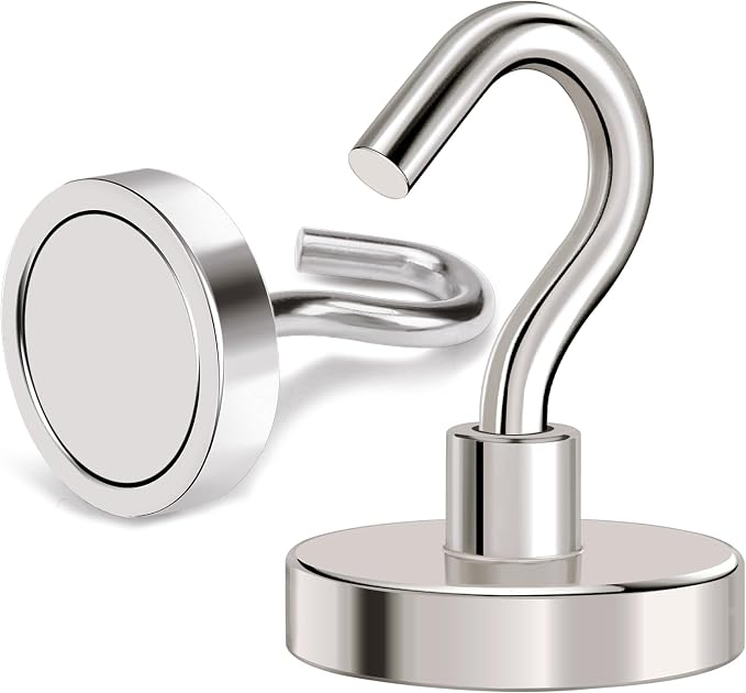 MIKEDE Magnetic Hooks Heavy Duty, 110LB+ Strong Magnet - Image 6