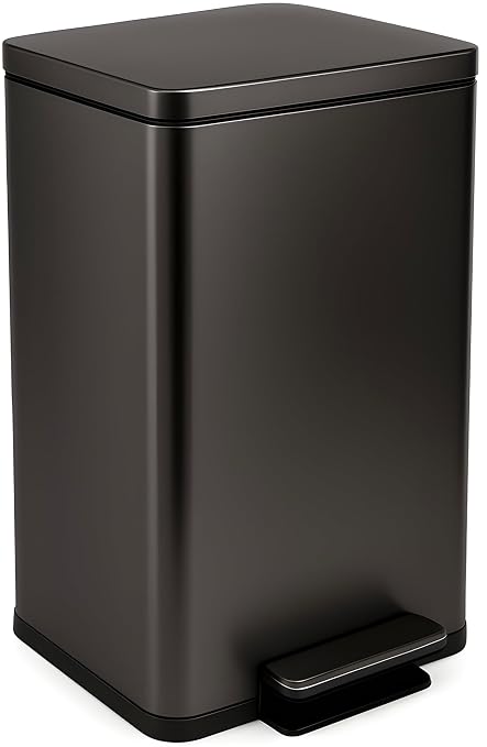 SIMPLI-MAGIC 13.2 Gallon Step Trash Can – Kitchen Garbage Can by SIMPLI-MAGIC