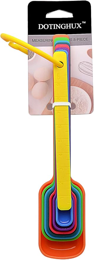 Plastic Measuring Spoons 8-Piece - Image 6
