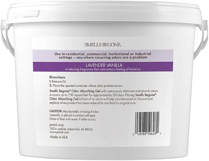 SMELLS BEGONE 1-Gallon Odor Absorber Gel - Image 2