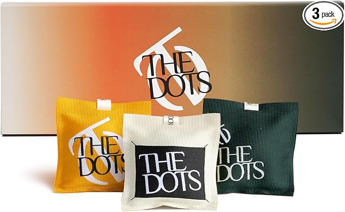 THEDOTS Series 3 Pack Car Air Fresheners Set, Dual Ribbons by Giovahannah