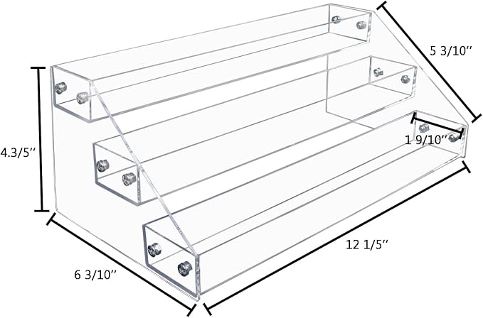 PMMASTO Tiered Spice Rack, Seasoning Organizer, Kitchen Organization and Storage - Image 3