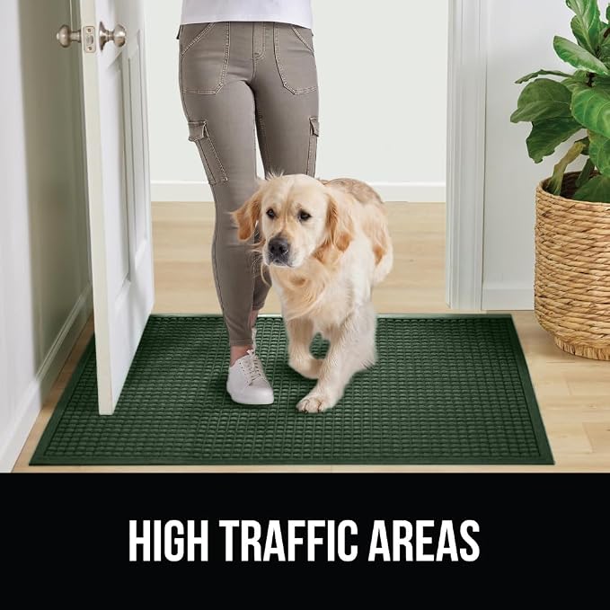 GORILLA GRIP Front Door Mat, Indoor Outdoor Ultra Absorbent HydroAbsorb Doormat - Image 6