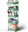 5 Tier Rolling Cart Organizer, Bathroom Cart Organizers by Sorgion