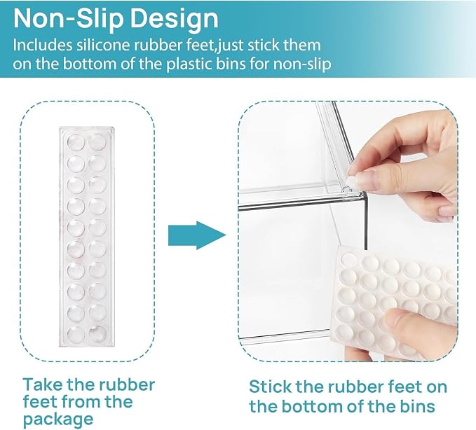 Vtopmart Stackable Storage Drawers Set of 5, Pantry Organization - Image 5