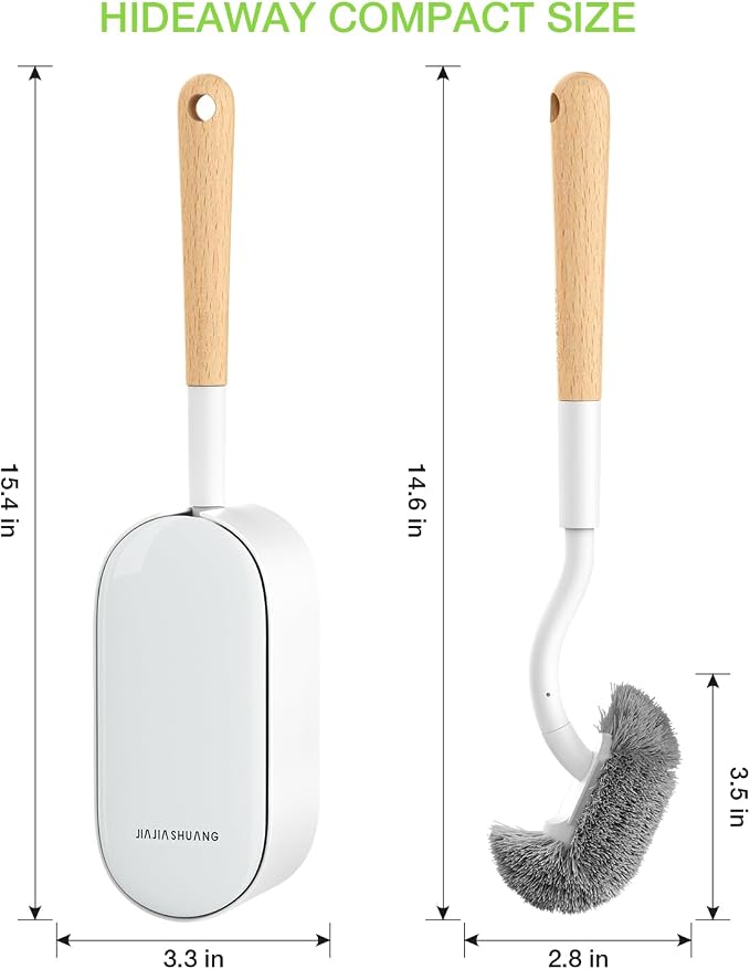 Bamboo Toilet Brush Set, 2 Pack - Image 8