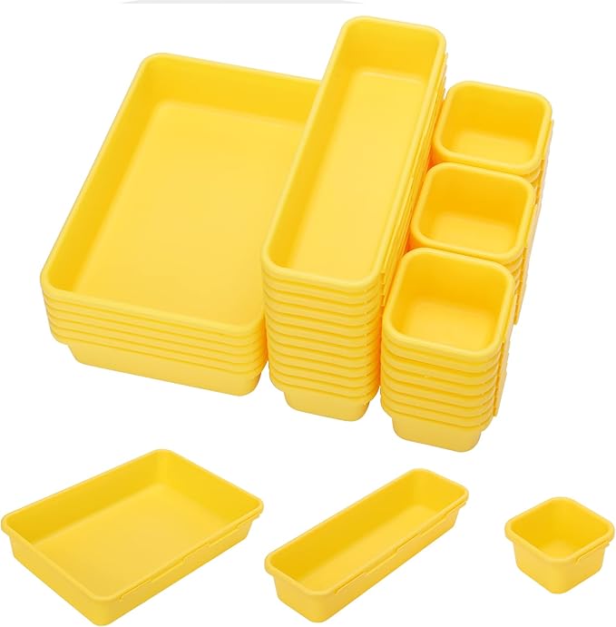42 Pack Tool Box Organizer Tool Tray Dividers, Rolling Tool Chest Cart Cabinet - Image 3