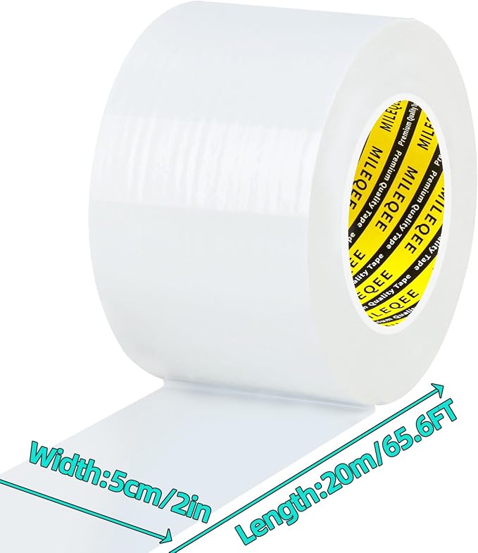 Window Weather Stripping Door Seal Tape White, 2in x 66FT, Automotive - Image 2