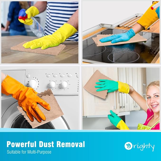 Orighty Microfiber Cleaning Cloth, 24 Pack Highly Absorbent Cleaning Supplies - Image 4