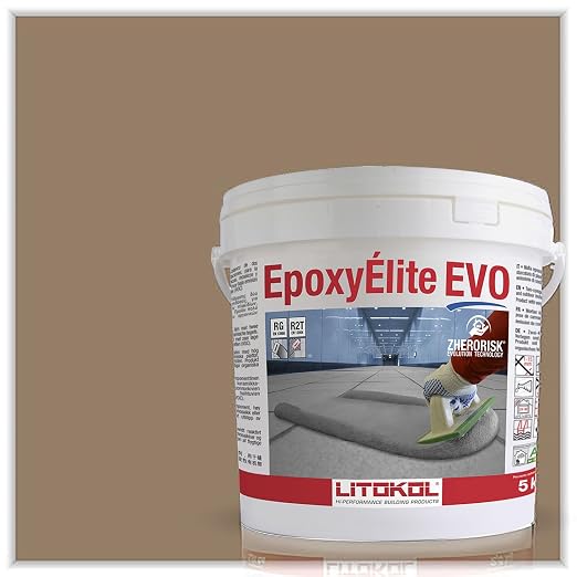 Tile Doctor EpoxyElite EVO 11 lbs./5 kg. Bucket of Litokol Beige 3 Epoxy Tile by DesignTile