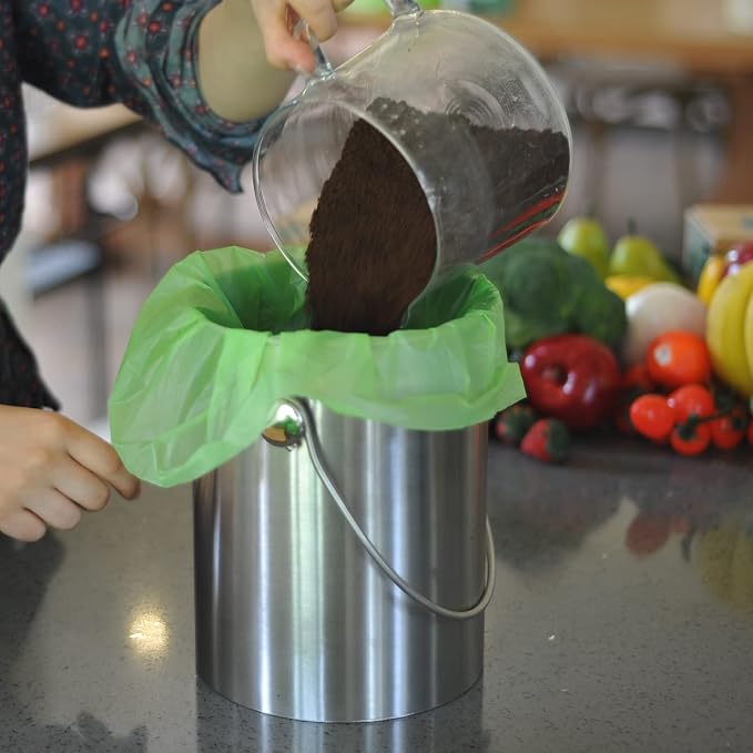 GreFusion Compostable Trash Bags, Small 2.6 Gallon, 0.72 Mils Thick, Eco - Image 4