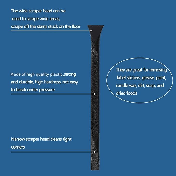 Scraper Small Plastic Scraper Tool, Used in Narrow Spaces and Gaps - Image 3